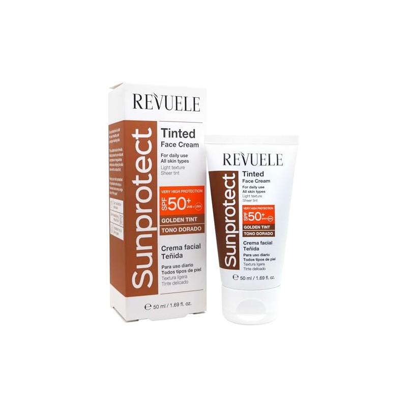 Revuele Sunprotect Crema Facial Con Color Dorado FPS50+ | 50