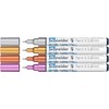 Schneider Paint-It 010 Metallic Marker 0.8mm Set 1-4 Assorted Colours