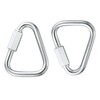 Delta Quick Link Triangle Locking Carabiner 3/8" M10 10MM 2pcs