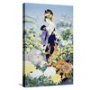 ART.COM Stretched Canvas Print Kiku by Haruyo Morita, 16" x