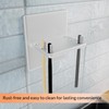 PROPLUS CERAMIC TOOTHBRUSH HOLDER, GROUT-IN