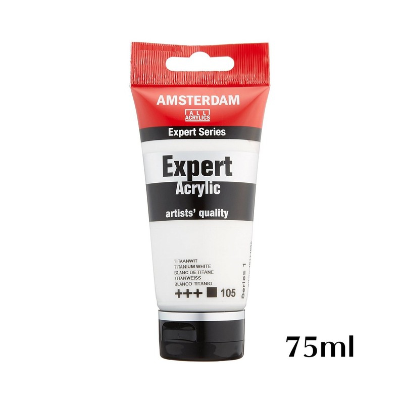 Amsterdam Expert Acrylic: (Acrylic) 75 ml. Series 1 - Titanium