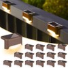SOLPEX Solar Deck Lights - 16 Pack Outdoor Step Lighting