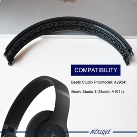 Studio Pro Headband - Replacement Parts for Beats Studio Pro 2023 (A2924),Studio 3 (A1914) Headphones(Black)