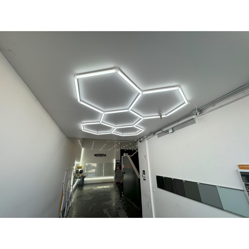 Generic Modern Hexagon LED Lights - Set of 5 Touch