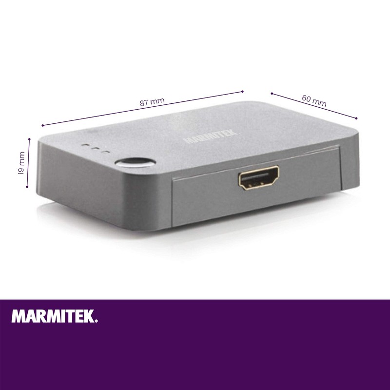 Marmitek Connect 310 UHD HDMI Switch - HDMI Switch -