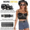 EVERBLTING Studded Belt Skull Y2k Belts y2k studded belts Emo