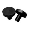 FralnFit Cabinet Knobs Set, 6Pcs Black Handles for Cupboards, Matt