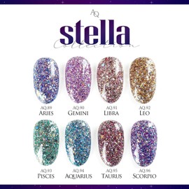 Diesel Aurora Queen Stella Glitter Gel Set 8 types / 오로라퀸 스텔라 글리터젤 세트 8종