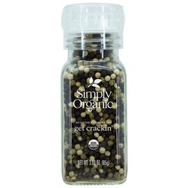 Simply Organic Get Crackin, Peppercorn Mix, 3 oz (85 g)