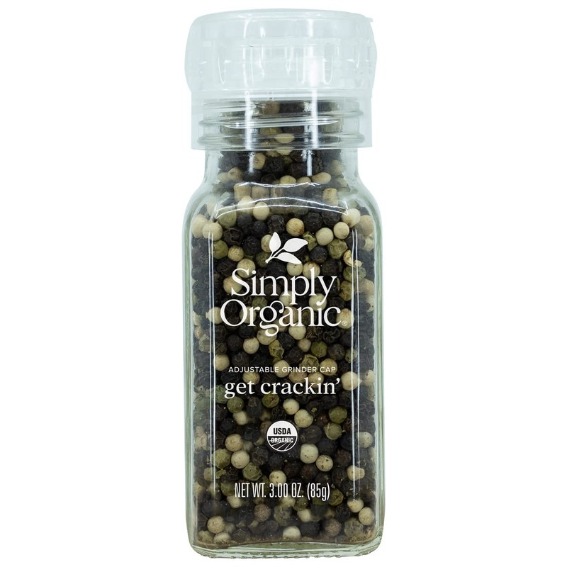 Simply Organic Get Crackin, Peppercorn Mix, 3 oz (85 g)