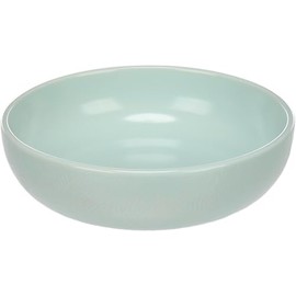 Flamingo Tabi Guinea Pig Feeding and Drinking Bowl, Round, Light Blue, 200 ml, Glazed Ceramic, Strong, Durable and Design