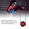 Double End Punching Ball with Adjustable Cord Inflator PU Leather