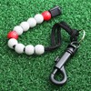 1 Piece Golf Beads Score Counter with Clip (Red), Golf
