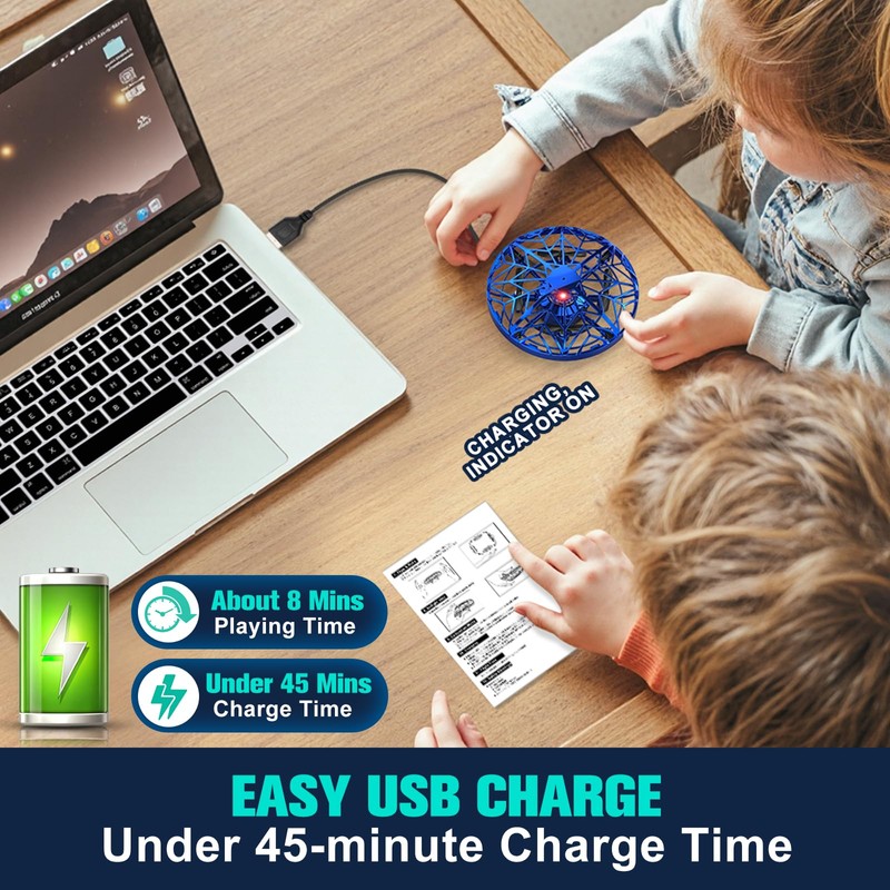 Hand Operated Drone for Kids - Easy to Fly Hover