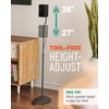 ECHOGEAR Universal Speaker Stands - Height Adjustable with Universal Compatibility