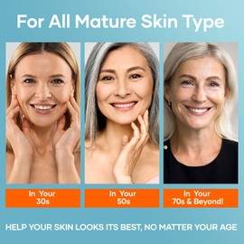 VANIDOX Super Vitamin C Serum for Women Over 70, All-In-One Formula, Made in USA, Hydrates, Firms, Lifts, and Targets Wrinkles, Age Spots, and Fine Lines, Vitamin C Serum (1fl oz)