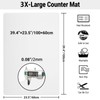 Ewen 39.4x23.5in 2mm Extra Large Silicone Mat, Thick Heat Resistant