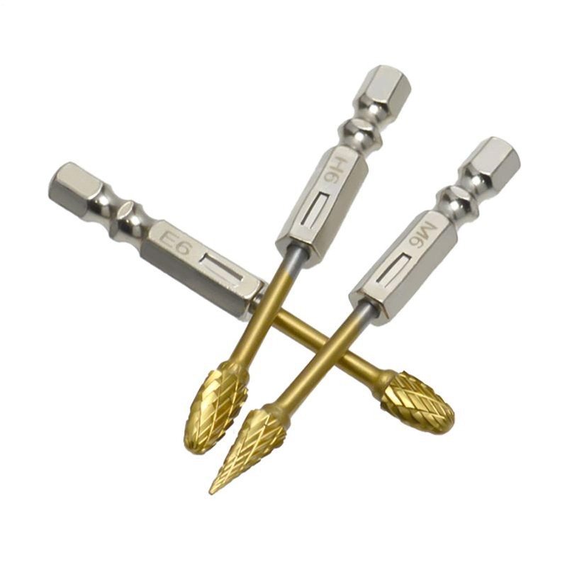 Carbide Burr,Tungsten Grinder Attachment Set of 10 | Multi-Use Burr