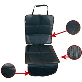 Oximo Seat Protector 120cm (AKSMATAL) Kindersitzunterlage Auto Isofix - Autositzschoner Unter Kindersitz Universal - für Vorwärts und Rückwärts Gerichtete Kindersitze mit Anti-Rutsch-Beschichtung