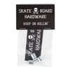 Skateboard Hardware Spacer Bearing Sleaves Set Silver Longboard Axle Spacer