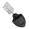 Beer Faucet Plug Brush Black ABS Beer Faucet Tap Cleaning