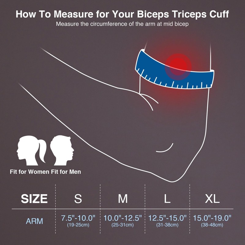 Bicep Tendonitis Brace Tricep Upper Arm Brace for Men and