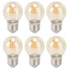 6Pcs Vintage LED Light Bulb Gold Glass Dimmable G45 E27
