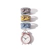 Acctim Haven Analogue Faux Double Bell Small Alarm Clock (Pink
