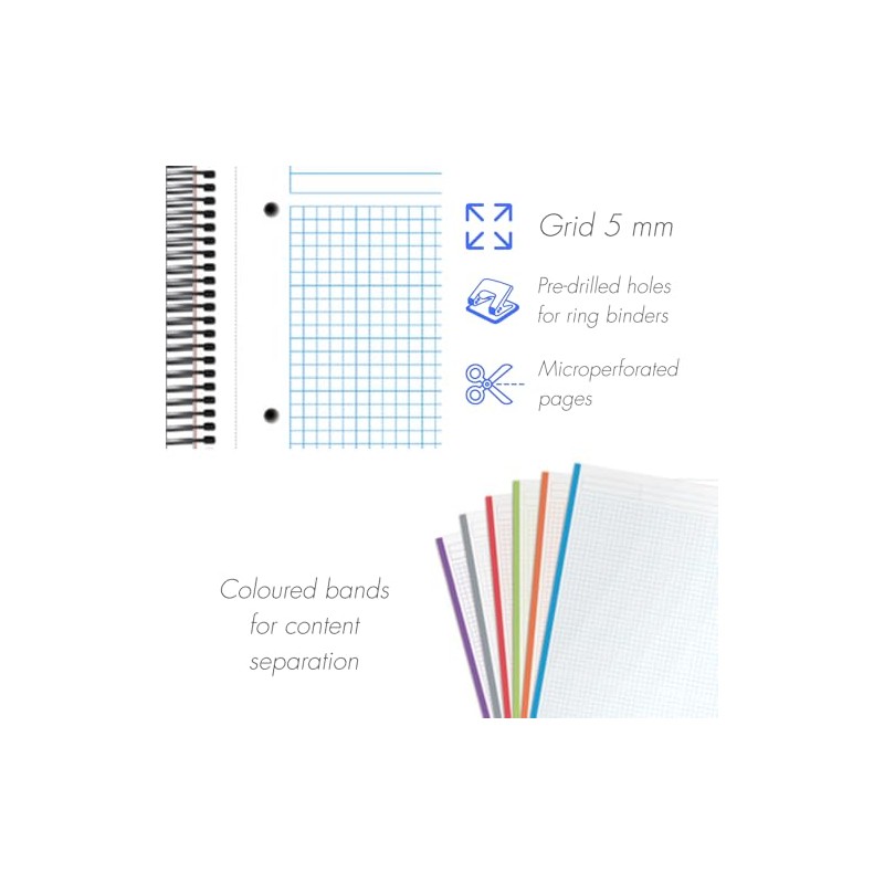DOHE - Squared A5 Notebook - 100 Sheets, 90 g/m²