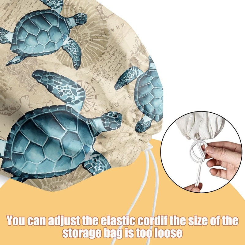 Sea Turtle Plastic Bag Holder, Wall Mount Grocery Bag Holder,