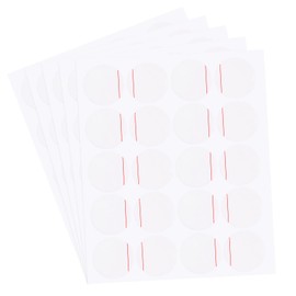 HARFINGTON 100pcs Watch Back Cover Protective Film, 20mm Red Line PE Round Watch Back Case Protector Film Stickers for Watch Back Case Protection