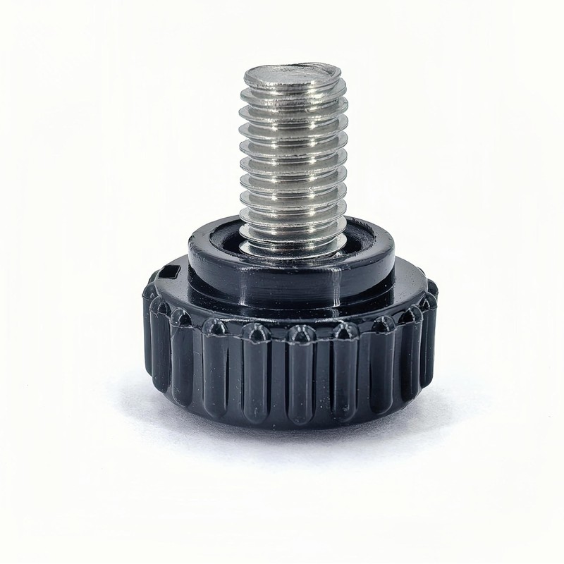 M8x10mm 304 Stainless Steel Threaded Knurled Thumbscrew Screw on Knobs