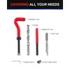 Kolvoii UNC3/8-16 Thread Repair Kit, SAE Helicoil Thread Repair Kit