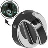 Spares2go Hob Control Switch Knob Compatible with Stoves/New World Oven
