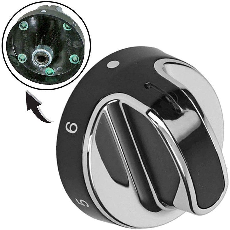 Spares2go Hob Control Switch Knob Compatible with Stoves/New World Oven