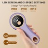 Rechargeable Fabric Shaver, Electric Lint Remover with Digital Display,Portable Sweater