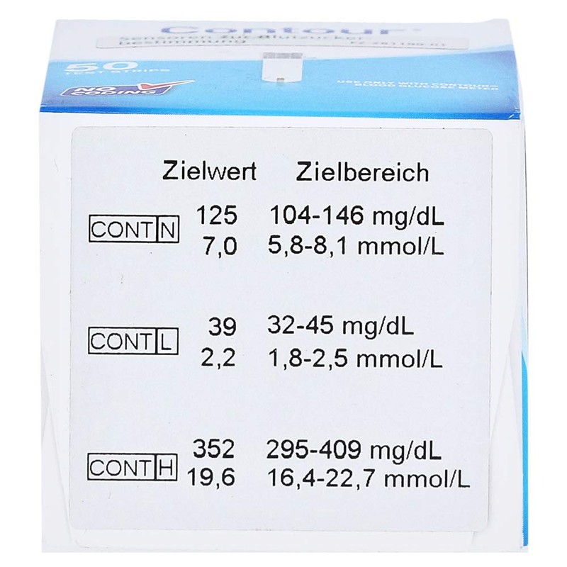 Contour Sensors Test Strips Pack of 50