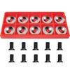 16mm Round Carbide Inserts for Woodturning, Indexable Tungsten Carbide Cutter