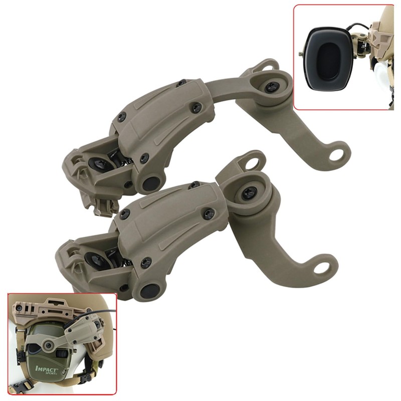 HEARFALCOM New Tactical Helmet Rail Adapter Compatible with Wendy 2.0
