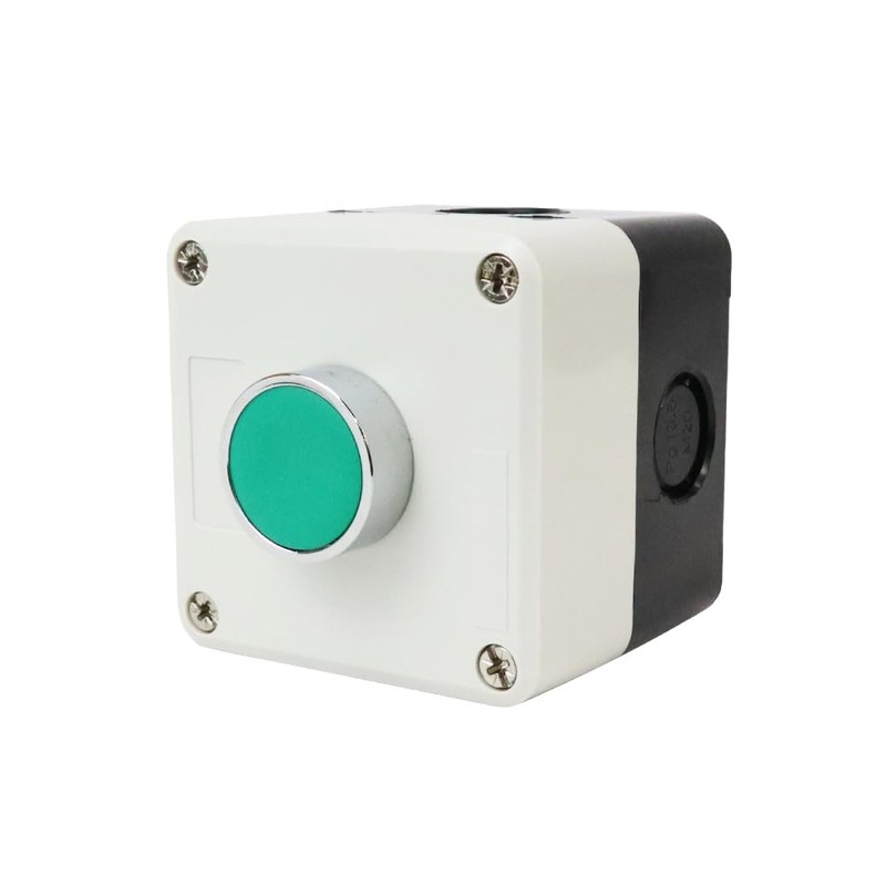 ATO Momentary Push Button Switch Station Box, 1 NO+1NC, ABS