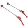CANSUCC 2pcs Bicycle Wheel Skewer Aluminum Alloy Quick Release Titanium
