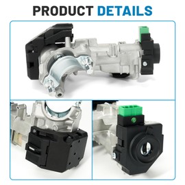 Aumzong 06350-SAA-G30 Ignition Switch Lock Cylinder Assembly with 2 Remote Keys 46 Electronic Chips Compatible with Honda Civic 2006 2007 2008 2009 2010 2011 Replacement# 35100-SDA-A71
