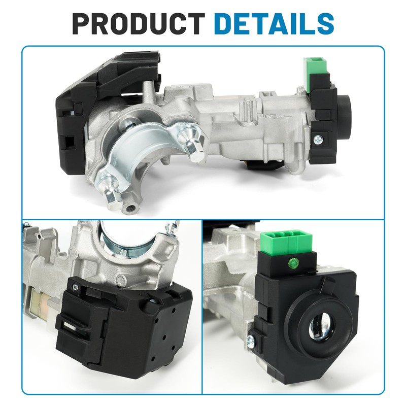 Aumzong 06350-SAA-G30 Ignition Switch Lock Cylinder Assembly with 2 Remote