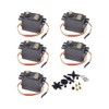 6PCS Servo Motor MG995 Control Angle180 Metal Gear Servo 20KG