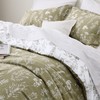 Bedsure Queen Comforter Set - Olive Green Comforter, Cute Floral