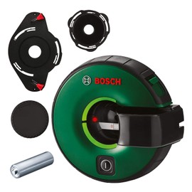 Bosch 2-in-1 line laser Atino with integrated measuring tape (horizontal or vertical alignment thanks to easy attachment on rough and smooth surfaces)