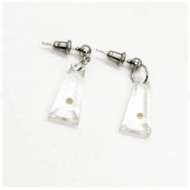 JKCE Designs Mustard Seed 1 Inch Resin Earrings, Mustard Seed Jewelry, Matthew 17 20, Mustard