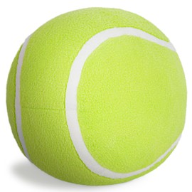 OurHonor Tennis Ball Plush, 11.8" Soft Tennis Stuffed Toy Tennisball Throw Pillow Fluffy Tennis Plushies Sport Theme Gift for Kids Boy & Girls Children