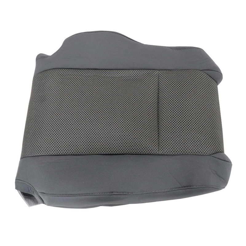 NLQR Front Passenger Back Replacement Seat Cover Cloth Gray Compatible